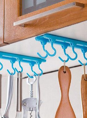 Kitchen Rack Holder Hook Ceiling Wall Cabinet Hanging