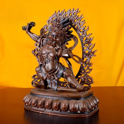 仁寿民族西藏藏传用品 佛像 金刚手菩萨佛像 纯手工工艺