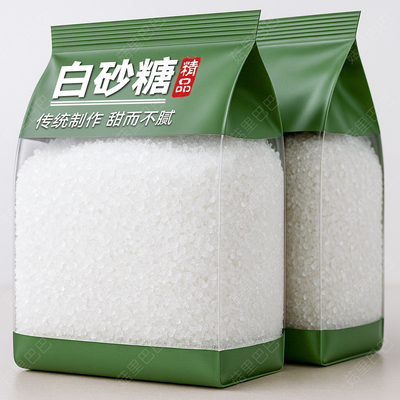 广西白砂糖5斤装甘蔗熬制白糖