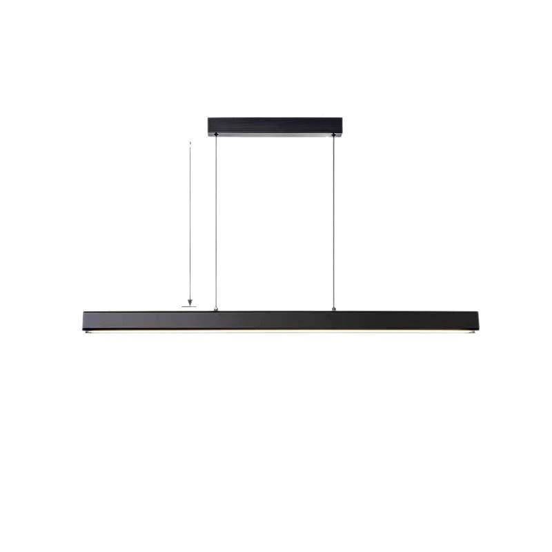 全光谱吊护眼餐厅灯具现代简约极简996一字厅长条办室餐桌饭吧公,家装灯饰光源,智能吊灯,淘宝优惠券,粉丝福利购,淘宝优惠卷