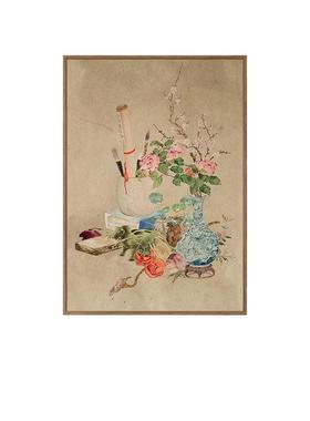 《文房志新中式客厅装古饰》画东方YZ202412术臻品中风玄关艺挂画