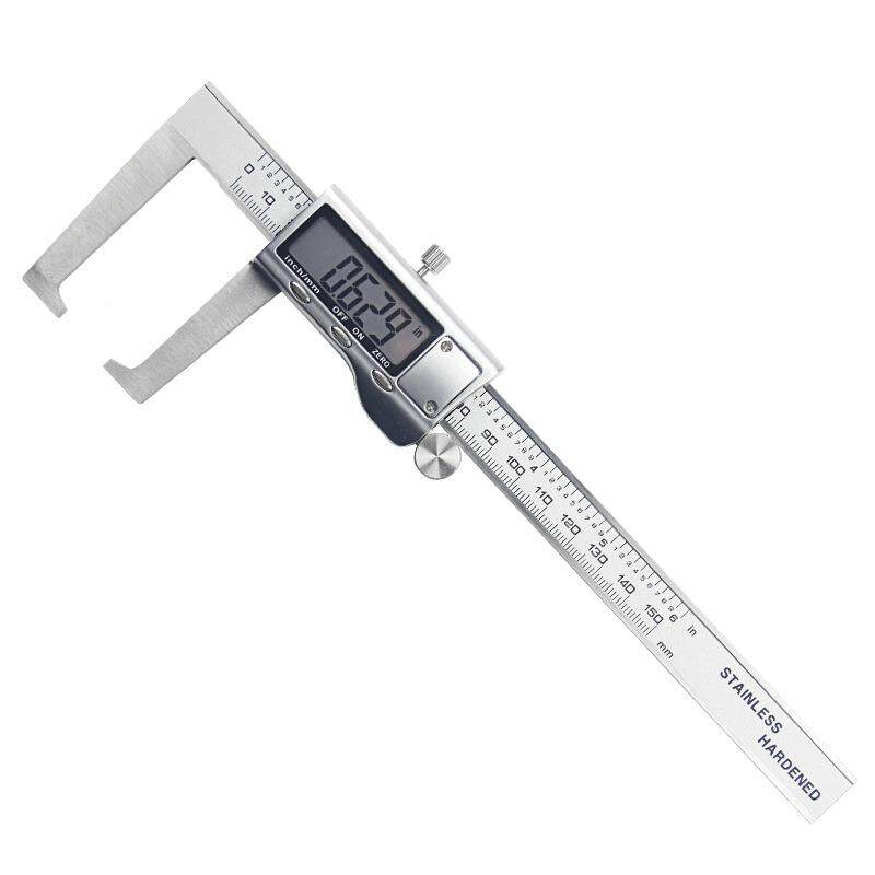 外沟槽尺数显卡尺高精扁头外沟槽度无品牌/卡尺槽测量卡0-150m/0.