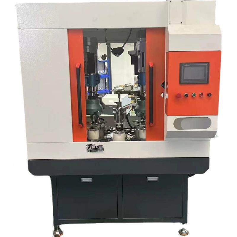 全钻自动攻丝机多工位双伺服孔打眼攻牙钻机一非体标非标自动化攻