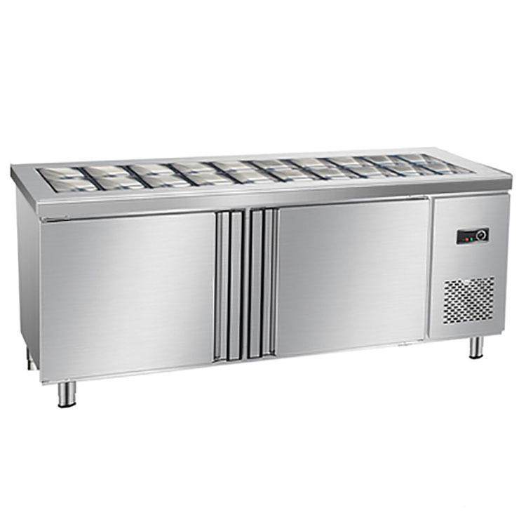 开槽沙台拉保鲜工作台奶茶水吧操作台商用果水捞凉菜冷冰藏小菜箱,商业/办公家具,冷藏展示柜,淘宝优惠券,粉丝福利购,淘宝优惠卷