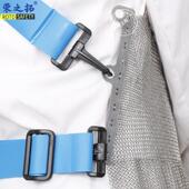 钢丝厂5级防割割围裙不锈钢环安全防ZRI护屠夫保切金属屠宰劳专用