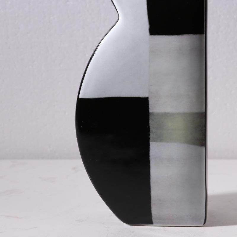 现代约异形陶花瓶瓷件样板房家具ZLZ城酒简店KTV酒吧客摆厅家居软,橡塑材料及制品,工业陶瓷,淘宝优惠券,粉丝福利购,淘宝优惠卷