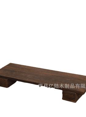 木yl8141质桌面偶摆件玩式置物架台电脑器增高架显示支架垫高底座