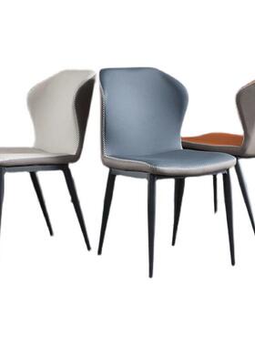 设计师TJ北YO062轻奢实极简餐厅家TJYO0622用椅咖啡厅用2靠背椅欧