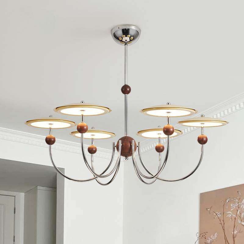 法式中古客厅吊灯奶油风大厅主灯2024新款飞碟灯复古南洋风客厅灯,3C数码配件,USB灯,淘宝优惠券,粉丝福利购,淘宝优惠卷