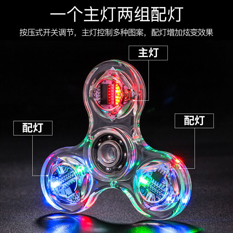 爆款休闲led指尖陀螺发光炫彩