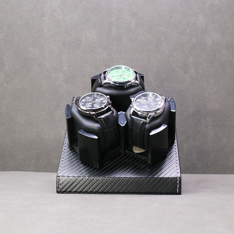 厂家直销碳纤维皮3位自动摇表器记忆棉表枕快捷便利展示收纳表盒,包装,首饰包装,淘宝优惠券,粉丝福利购,淘宝优惠卷