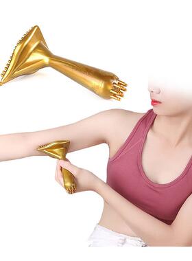 厂家新款PVC按摩三角刷刮痧板树脂刮痧三角按摩刷手持式背颈