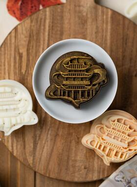 现货月饼模具新款手压式家用75g克25迷你小可爱高端级感卡通大全3