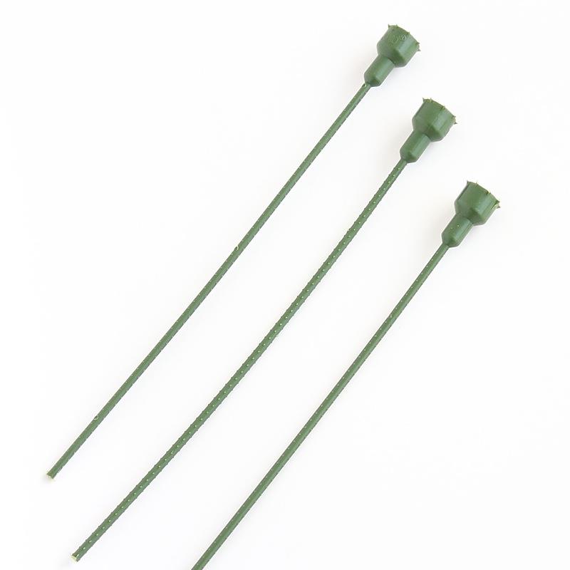 永生花玫瑰礼盒塑料花插花杆延长杆花泥插微景观制作保鲜花固定器