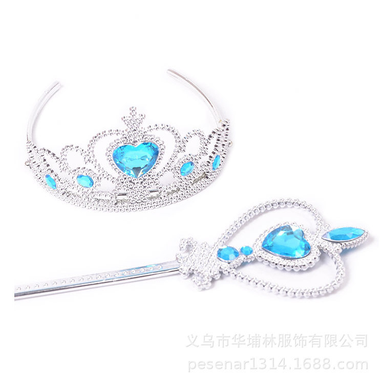 冰雪奇缘艾莎公主桃心棒冰雪女王翅膀/天使棒