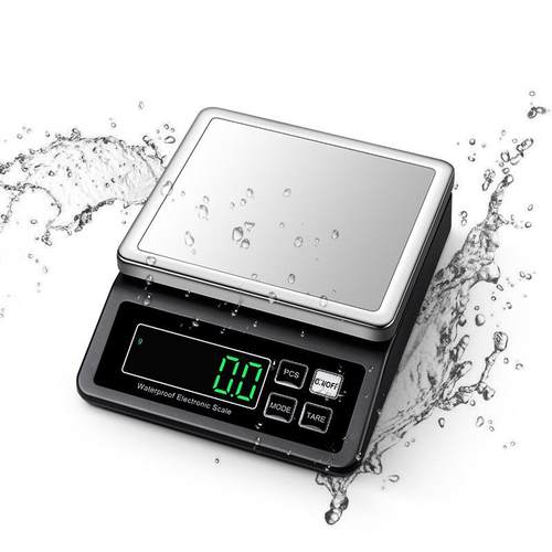 防水厨房秤充电克重称0.1g304不锈钢多功能电子天平