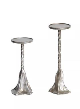 简约复古轻奢树脂山丘烛台摆件样板间售楼处酒店大厅客厅玄关饰品