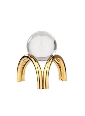 欧式金属水晶球制品摆件高级感家居客厅桌面装饰工艺品摆设厂