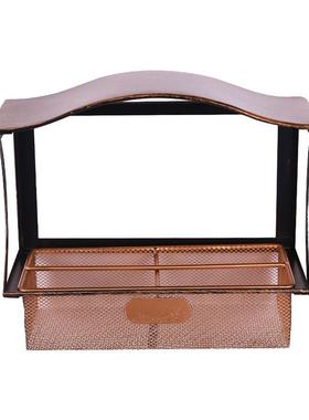 复古铁艺挂式户外金属耐用窗式喂鸟器鸟类喂水喂食器