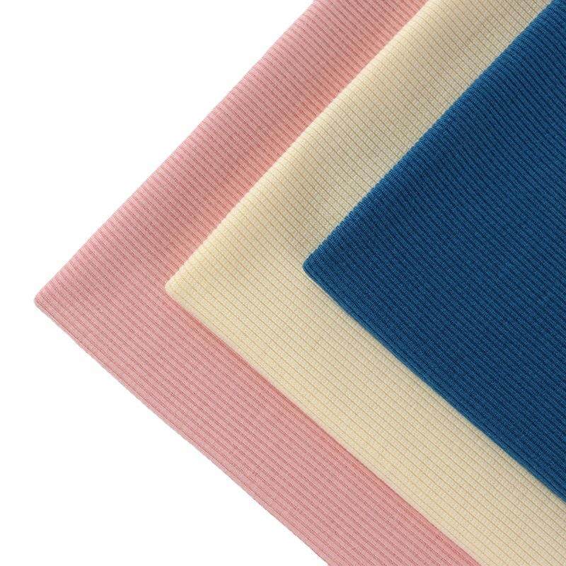 26支2x2人棉涤纶罗纹布tr混纺坑条T恤布料2*2螺纹针织打底衫面料,纺织面料/辅料/配套,罗纹布,淘宝优惠券,粉丝福利购,淘宝优惠卷