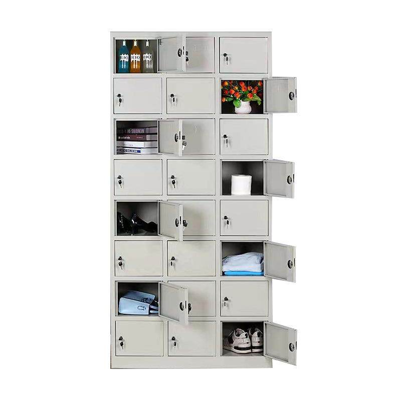 车间员工鞋柜24门铁皮更衣柜宿舍双层带钥匙储物铁柜防火文件柜,商业/办公家具,办公储物柜,淘宝优惠券,粉丝福利购,淘宝优惠卷