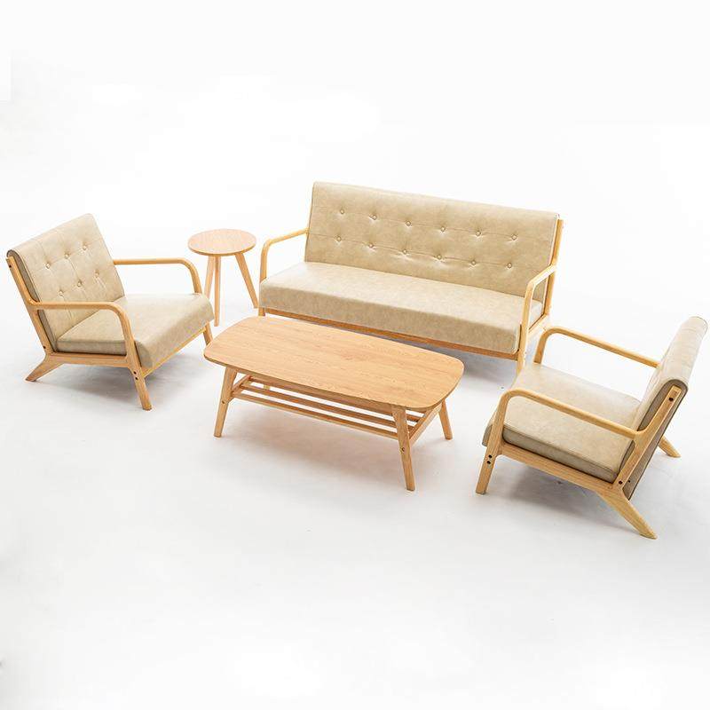 北欧实木懒人小沙发卧室沙发椅子简约阳台休闲小户型现代沙发桌椅,住宅家具,餐椅,淘宝优惠券,粉丝福利购,淘宝优惠卷