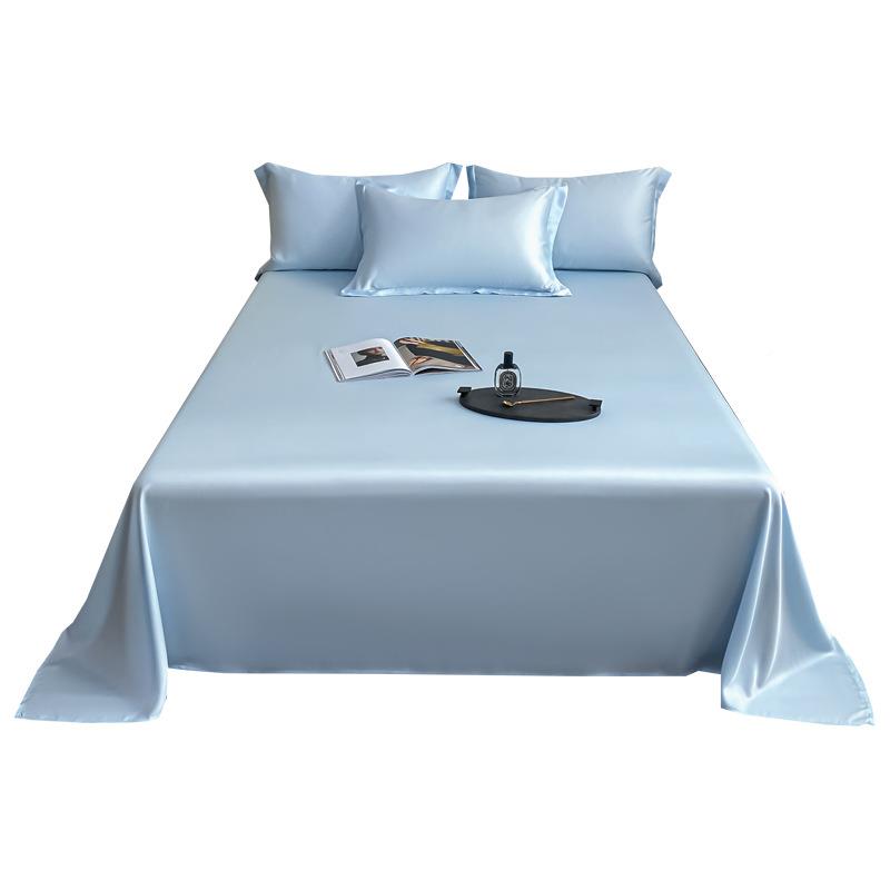 纯单色莱赛尔纤床维单单件夏天冰丝凉感被简约素色件床dj-11单裸
