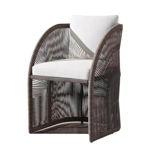 户外藤编沙发休闲民宿设计师庭院别墅露天创意藤椅家具三件套组合