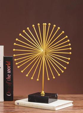 轻奢抽象时来运转铁艺摆件创意家居办公室客厅电视柜桌面装饰品