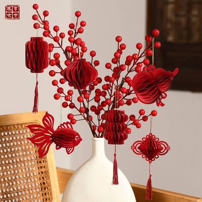 2026新年立体福袋灯笼挂件马年装饰品春挂饰入户门挂春节过年布置