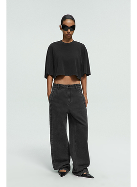 【年终巨惠 】handless inc | 圆领宽松短款短袖T恤