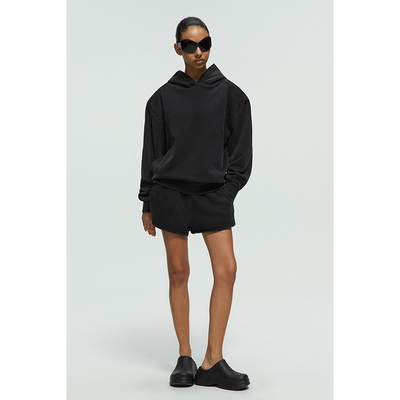 handless inc | unisex-窄腰头抽绳短卫裤