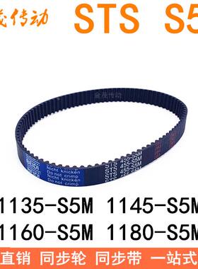 现货同步带1135-S5M 1145-S5M1150  1160-S5M1180-S5M同步皮带STS
