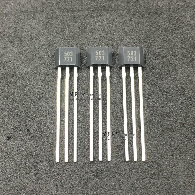 503 线性霍尔传感器 AH3503磁敏UGN3503元件3503开关 代替SS49E
