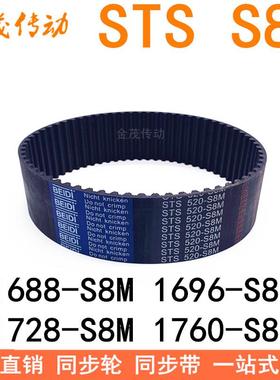 现货同步带1688-S8M 1696-S8M-1704 1720 1728-S8M1736 1760-S8M