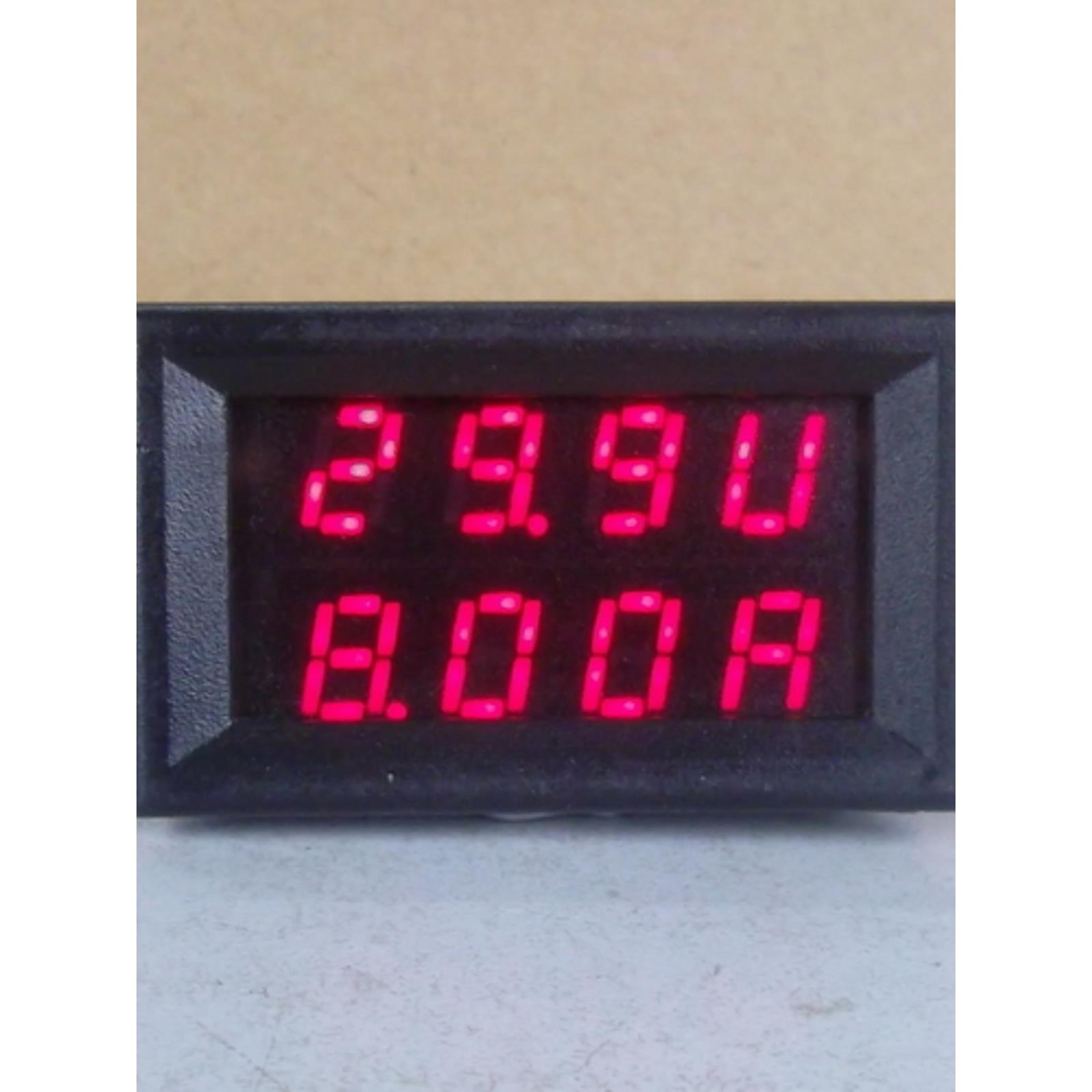 桂辰 BY42S直流双显示/LED数字电压电流表/双显表头/DC0-500V