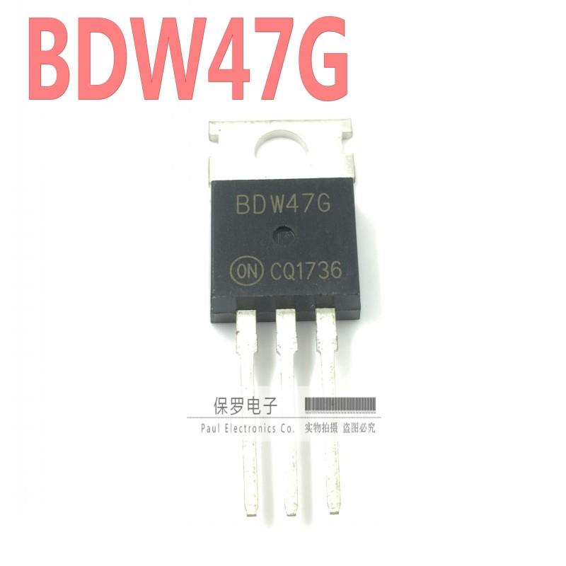 PNP达林顿三极管 BDW47G BDW47 TO-220直插 全新现货 - 实物图