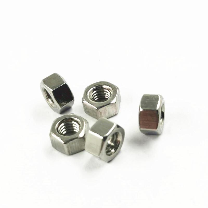 优惠201六角螺帽螺丝帽M2M4M5M6M8 M10-M36不锈钢304外六角螺母