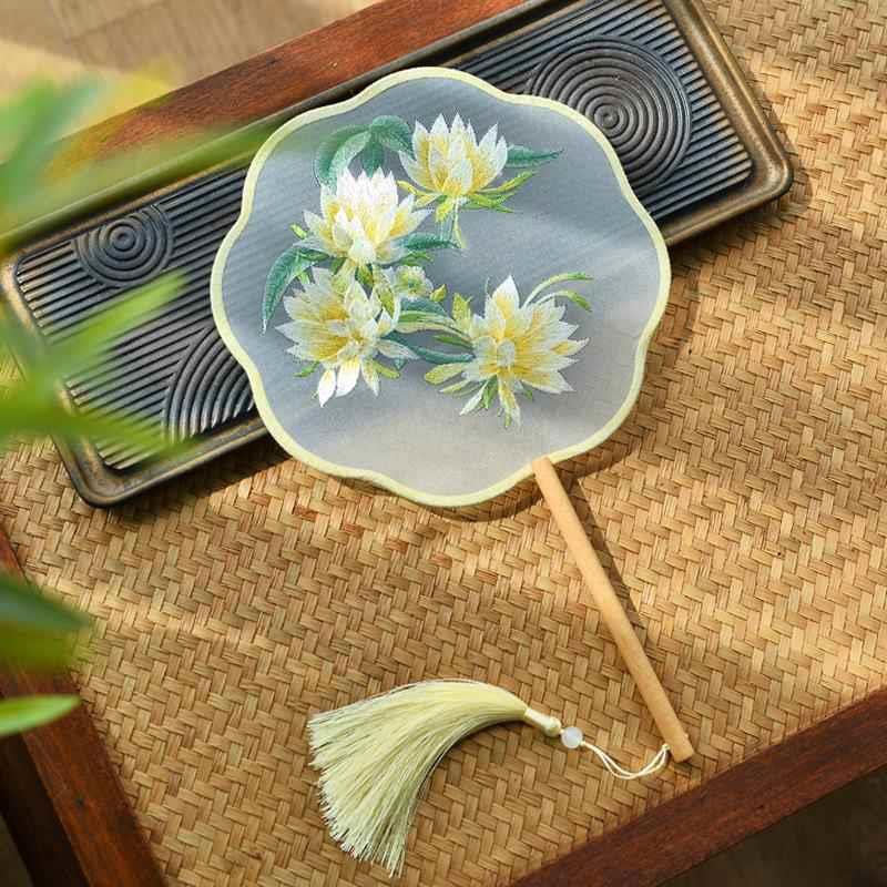 小孩古风伞汉服伞古风仙气团扇苏州仙气复古风旗袍中国风国潮扇子