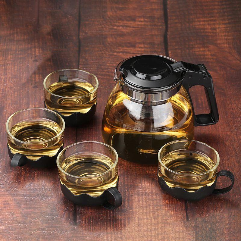 玻璃自动茶具套装家用功夫茶杯茶壶懒人泡茶神器客厅用品轻奢高档