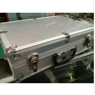 精制 KD-3C 白色条纹铝合金工具箱 铝合金工具箱 40X29X14cm