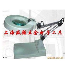 SK-C型升降式放大镜工作照明放大镜台灯 8X 10x白玻光学镜片