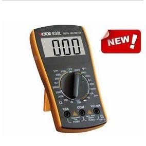 胜利原装VC830L 数字万用表 手持万用表带蜂鸣功能 3位半