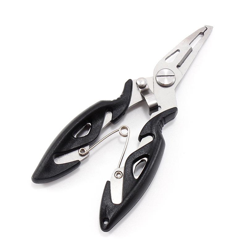 多功能微物路亚钳控鱼器不锈钢剪pe鱼线开钢圈环钓鱼钳子剪刀摘钩