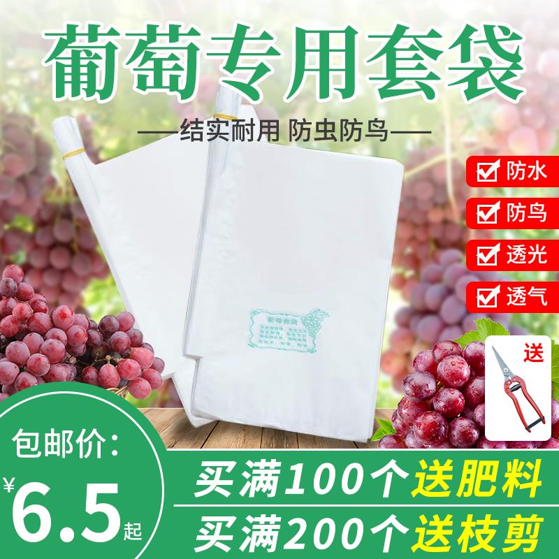 葡萄专用套袋葡萄袋子葡萄果袋纸袋侧开门水果套袋杨桃袋水晶提子