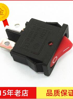 KCD1-110 10x22mm 黑色超薄船型开关 2脚小型仪表仪器 翘板开关