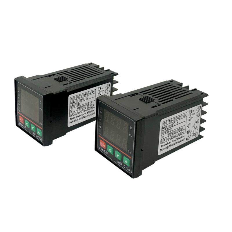 REXC100温控器+热电偶40DA+固态感散热块温线数显温度控制温控仪