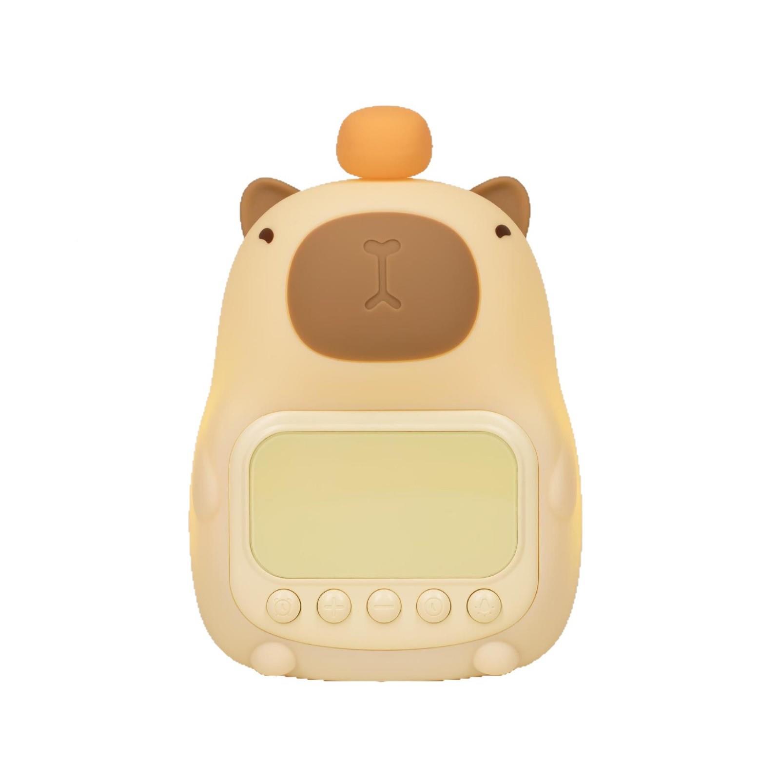 新卡巴款拉智C20能闹钟时间夜灯钟一体学生起床床头闹桌面拍小夜