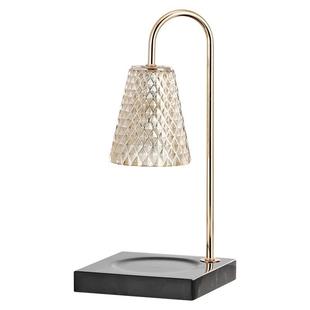 调光美式融蜡灯玻璃灯罩卧式台灯家用融烛香薰灯可定时复古