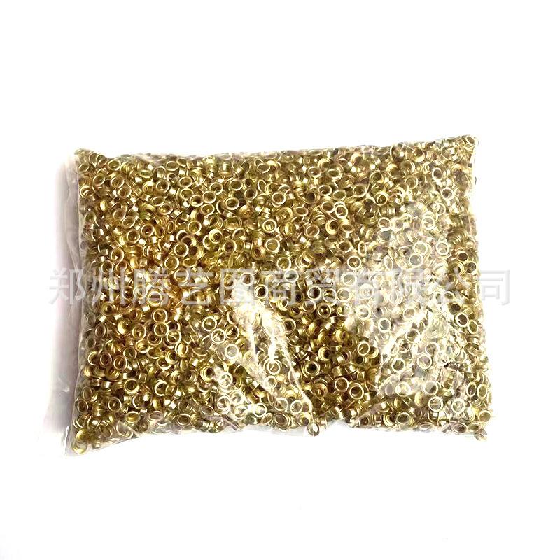 5.mm孔直径打扣篷布软膜灯箱档案5金色扣眼机展示牌吊牌袋配件热